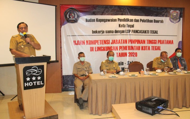 8 Pejabat Tinggi Pratama Kota Tegal Ikuti Uji Kompetensi