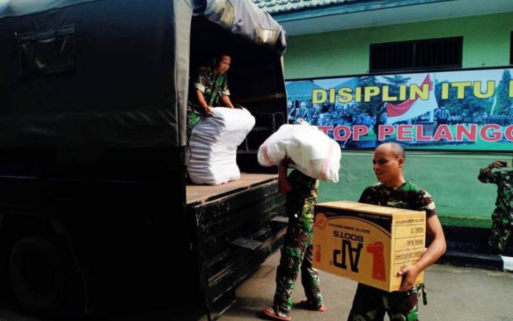 Kaporlap TMMD Reguler Dari Perbekalan TNI Diterima Kodim Pekalongan