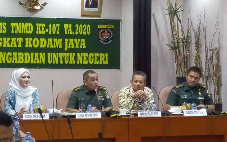 Rakornis TMMD ke-107 TA 2020 Tingkat Kodam Jaya