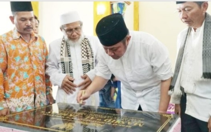 Gubernur Sumsel Resmikan Masjid Al-Ikhlas Desa Sari Guna