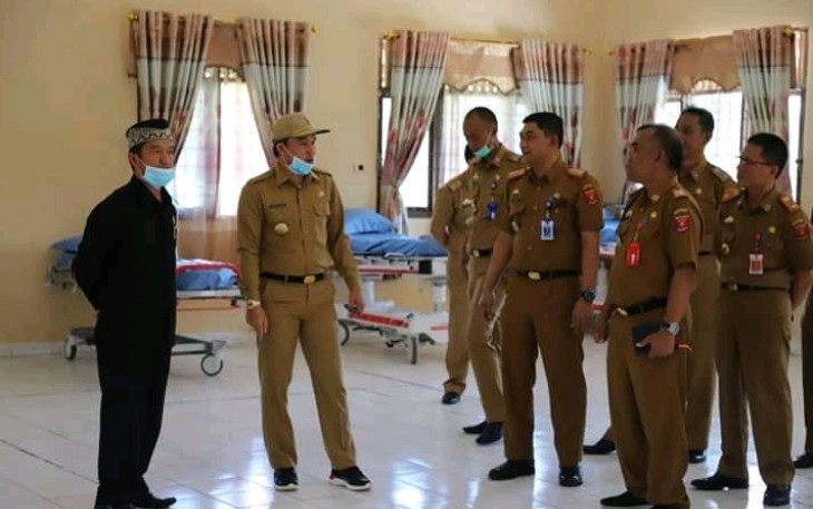 Bupati Lampung Barat Tinjau Aula RSUD Alimudin Umar