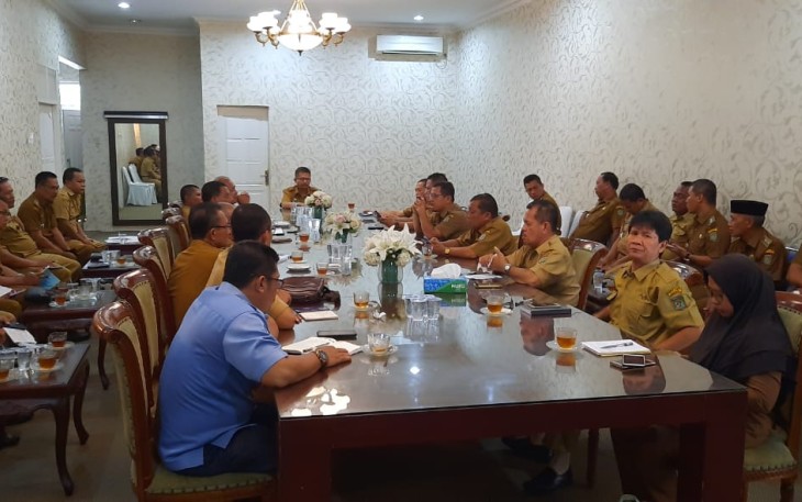 Rapat terbatas Pemkab Asahan