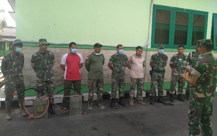 Kodim 0736/Batang Semprot Disinfektan