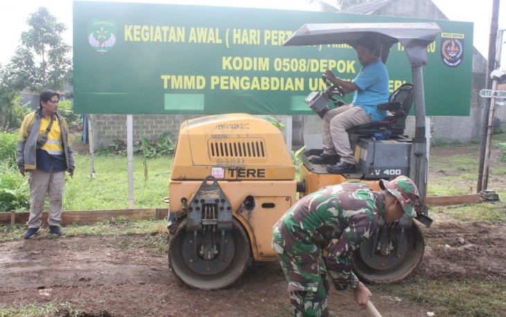 Sebanyak 110 Prajurit Turun Semarakkan Program TMMD Ke 107 