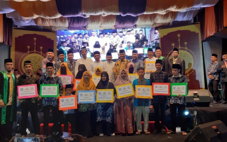 Dandim 0209/LB Didampingi Danramil 07/AKB Hadiri Penutupan MTQ Kabupaten Labura