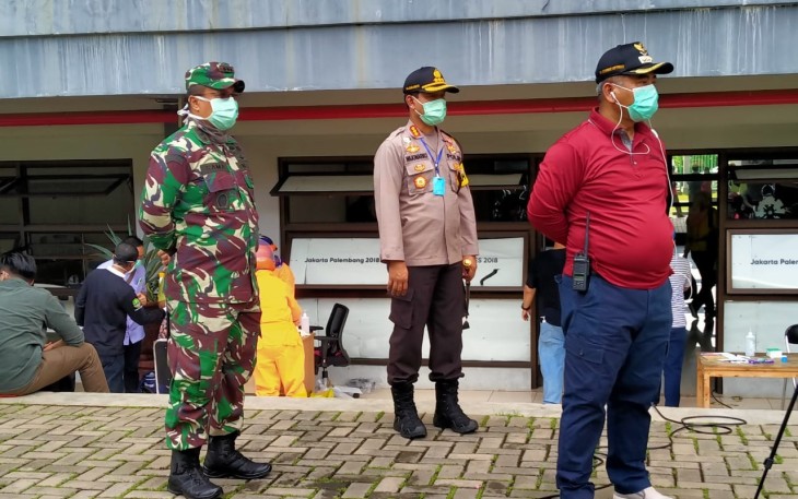 Dandim 0507/Bekasi Turut Awasi Dalam Kegiatan Rapid Test Covid-19 Kota Bekasi