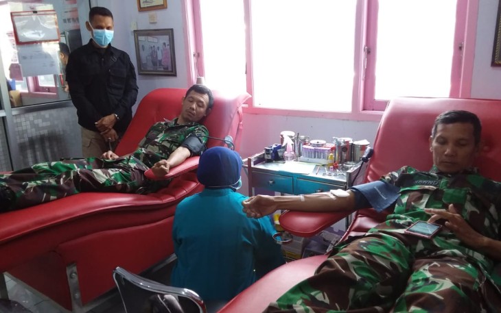 Kodim Batang Bantu PMI Tambah Stok Darah
