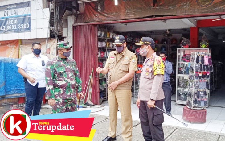 Dandim 0507/Bekasi Bersama 3 Pilar Lakukan Pengecekan di Titik Cek Poin Perbatasan Kota Bekasi Dengan DKI Jakarta