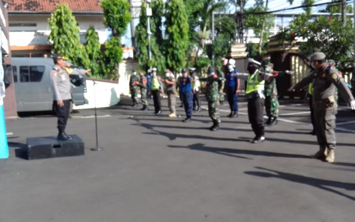 Dandim 0505/JT Bersama Muspiko Giat penyemprotan Disinfektan di 10 Kecamatan Wilayah Jakarta Timur