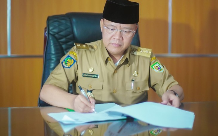Gubernur Bengkulu Rohidin Mersyah