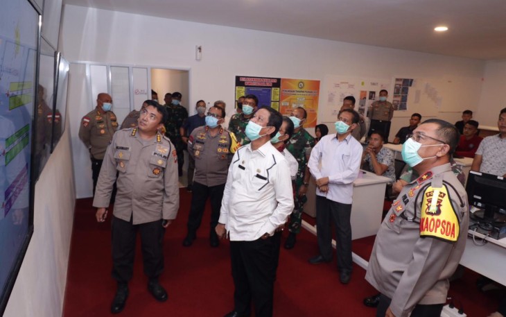 Plt Gubernur Kepri H Isdianto S.Sos MM tinjau kesiapan tim Satgas Gugus Tugas Penanganan Covid-19 Wilayah Kepri