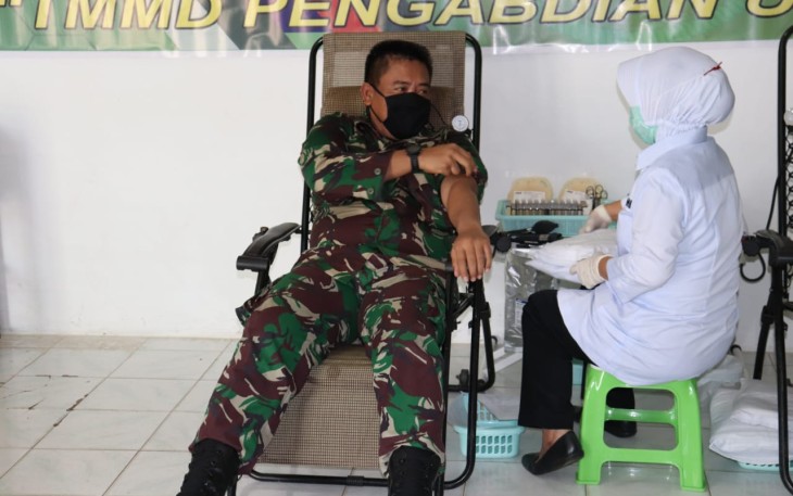 Kodim 0315/Bintan Gelar Aksi Donor Darah
