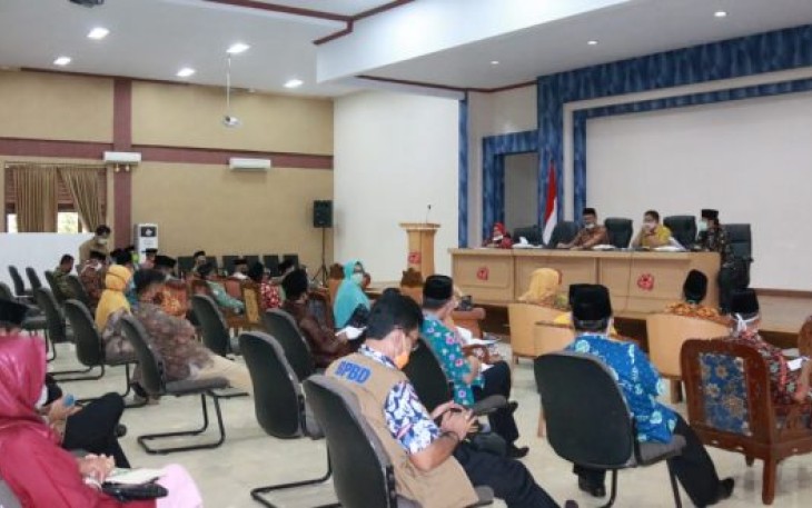 Sekretaris Daerah Kota Bengkulu Marjon Memimpin Rapat Bersama Seluruh OPD Kota Bengkulu 