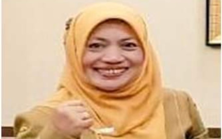 Kepala Dinas Sosial Dra Nurhayati MM