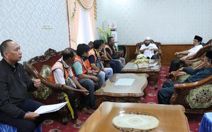 Koordinator Juru Parkir di Kota Bengkulu Taheran Sampaiakn Ucapan Terima Kasih Kepada Wali Kota Bengkulu Helmi Hasan 