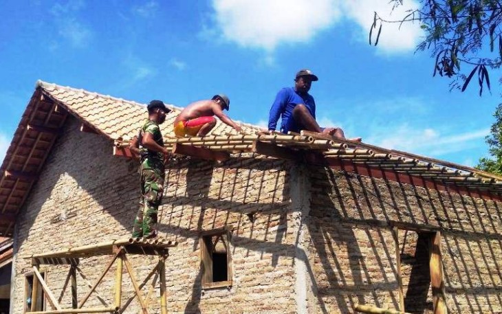 Progres Rehab Rumah Milik Warsumi Jelang Penutupan TMMD Reguler Pekalongan