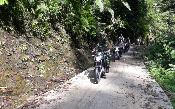 Dandim 0207/SML Letkol Inf Frans Kishin Panjaitan SAP MPM Tetap Semangat Pantau Lapangan 