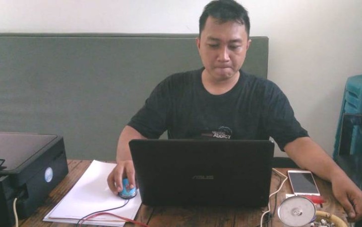 Serda Yongki salah satu anggota Pendim 0722 Kudus