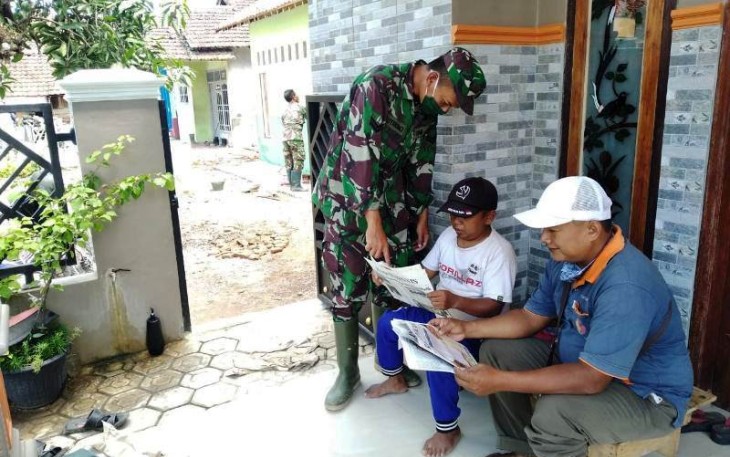 Minat Baca Warga Pantirejo Pekalongan Meningkat Sejak Adanya TMMD Reguler