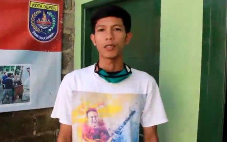 Girangnya Junaidi Usai Rumah Orang Tuanya Direhab satgas TMMD 107 Kodim 0508/Depok
