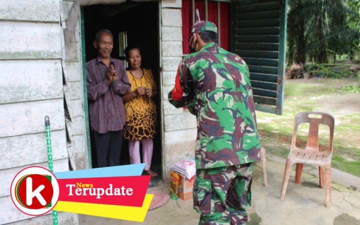 Kodim 0209/LB Terus Bagikan Sembako Untuk Masyarakat