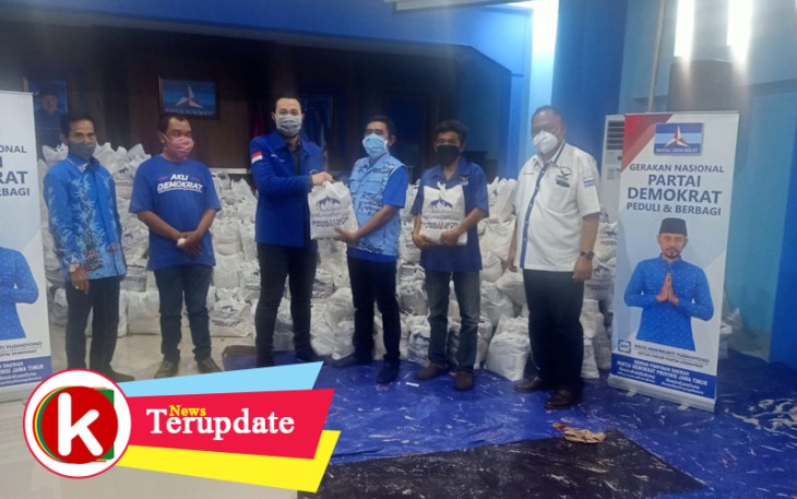 Demokrat Jatim Kembali Salurkan Puluhan Ribu Sembako