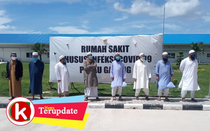 Delapan pasien RSKI Covid-19 di Pulau Galang Kota Batam yang dinyatakan Negatif Covid-19