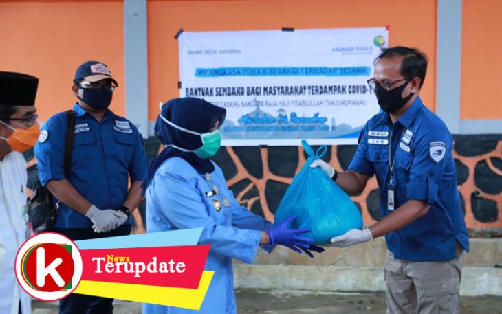 Pemkot Tanjungpinang Terima 750 Paket Sembako dari PT Angkas Pura II