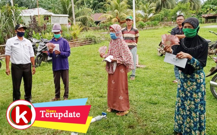 Pemdes Talang Perapat Realisasikan BLT DD Covid-19