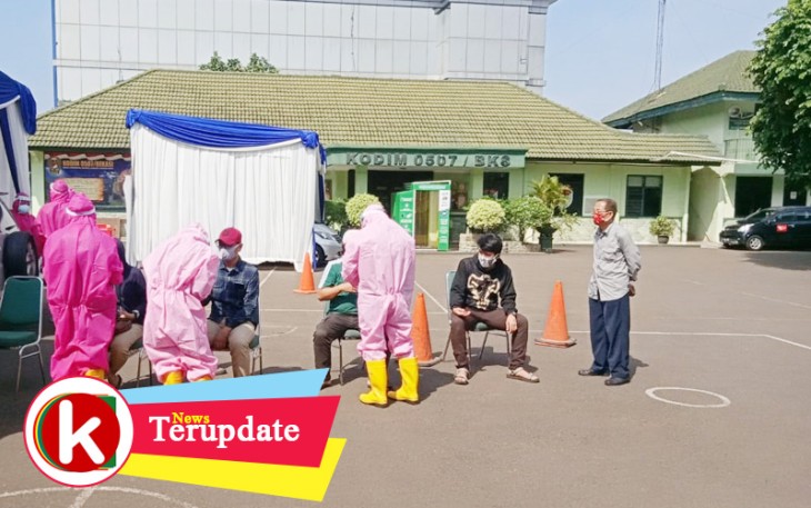 Kodim 0507/Bekasi Sediakan Sarana Rapid Test Covid-19 Gratis Untuk Warga Kota Bekasi