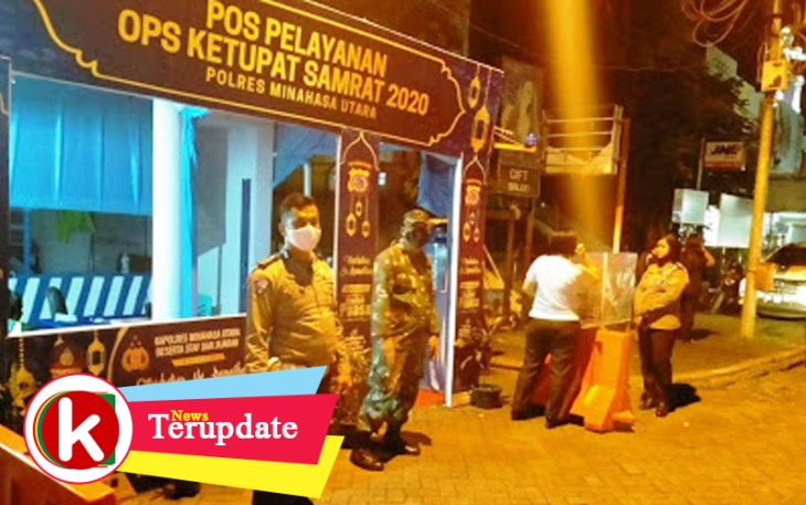 TNI-Polri Perketat Penjagaan di Pos Pelayanan Ketupat Samrat 2020