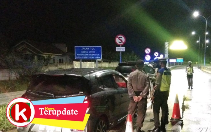 Polres Pesawaran Cek Pengendara Cegah Penyebaran Covid-19