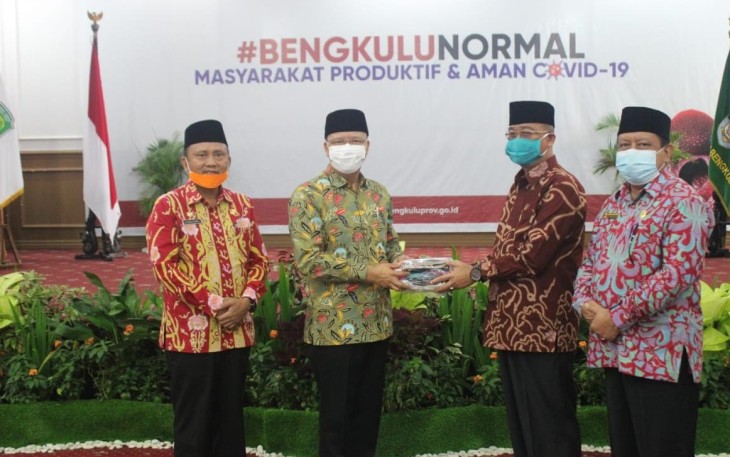 Gubernur Rohidin saat Coffee Morning dengan Kemenag dan rombongan