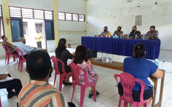 Rapat Koordinasi Tripika Kecamatan Kauditan Bahas Upaya Pencegahan Covid-19