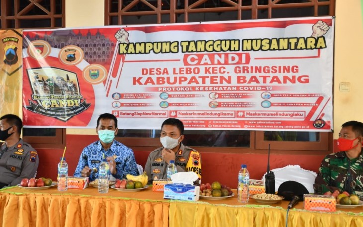 Polres Batang Canangkan Kampung Tangguh Nusantara Candi