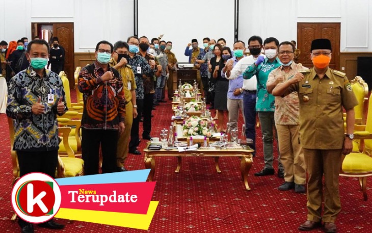 Foto bersama usai Ekspos Saham Seri B Bank Bengkulu bersama Asosiasi Pertambangan Batubara (APPB) Bengkulu