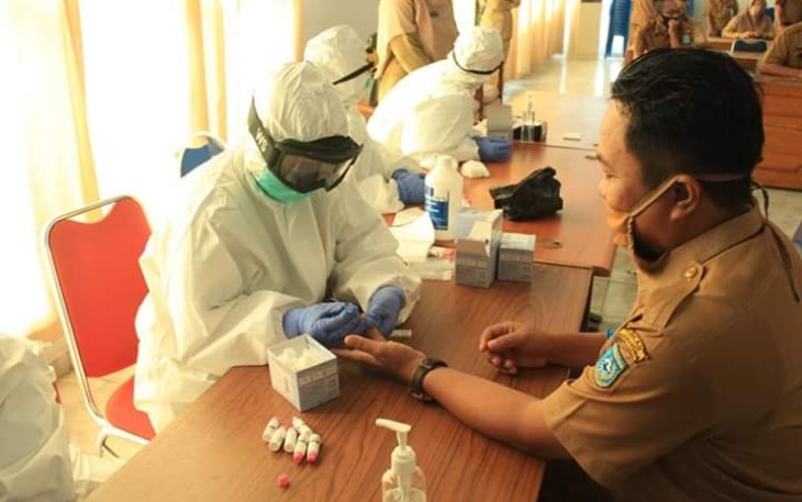 Pelaksanaan Rapid Test ASN Dilingkungan Setdakab Bengkulu Utara 