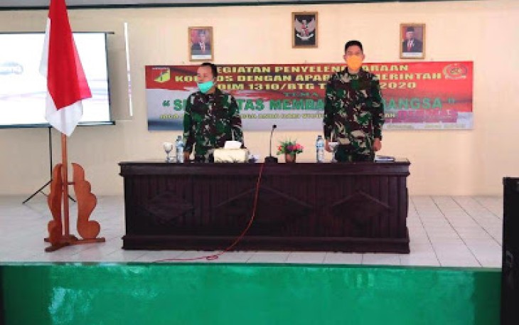 Kodim 1310/Bitung saat Gelar Komsos