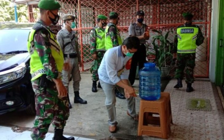 Penertipan Penerapan Protokol Kesehatan di Tempat Keramaian 