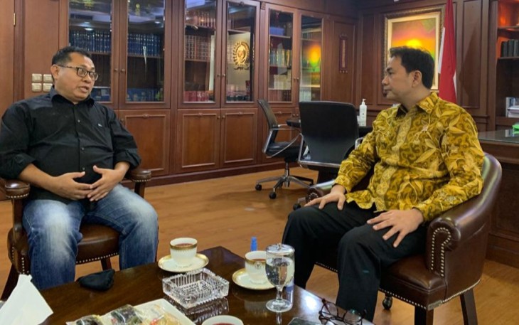 Ketua SMSI Audiensi dengan Pimpinan DPR RI