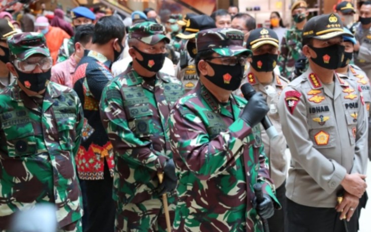 Panglima TNI dan Kapolri Cek Disiplin Protokol Kesehatan di Semarang