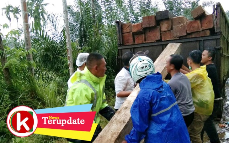 Truk Tanpa Tuan Angkut Kayu Jenis Meranti Diamankan Polres Mukomuko