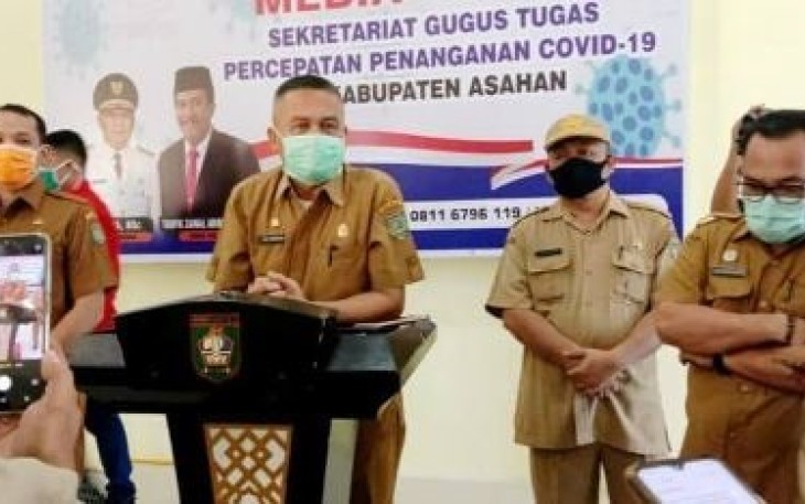 Juru bicara (Jubir) Gugus Tugas Percepatan Penanganan Covid 19 Kabupaten Asahan H. Rahmat Hidayat Siregar