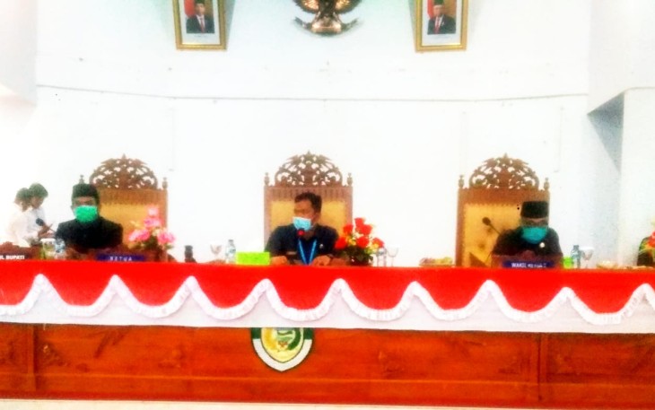 DPRD Seluma Gelar Paripurna dengar Penyampaian Nota Pengantar 4 Raperda