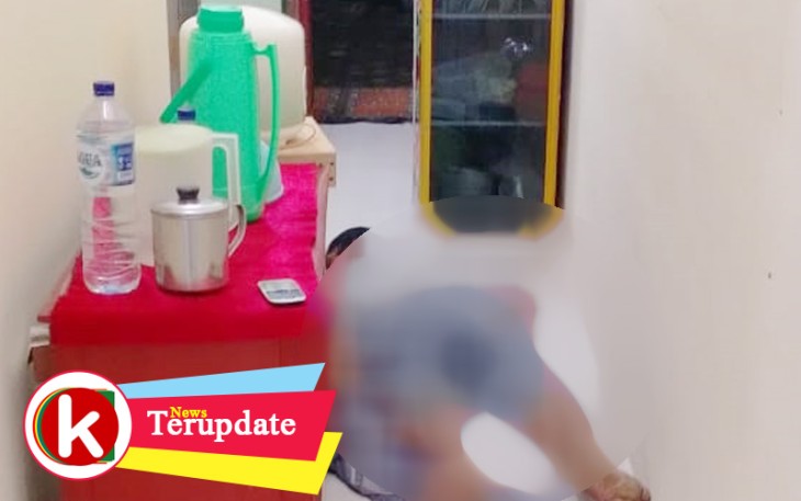 Jasad korban pasca ditemukan tewas dalam kondisi telungkup