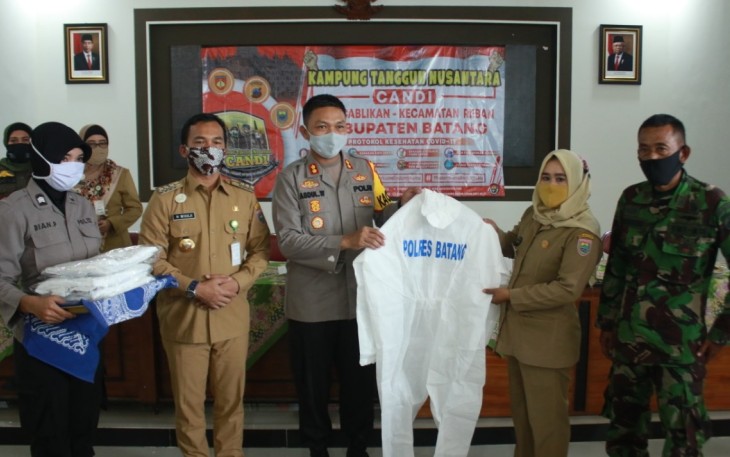 Pencanangan Kampung Tangguh Nusantara Candi di Desa Cablikan Reban