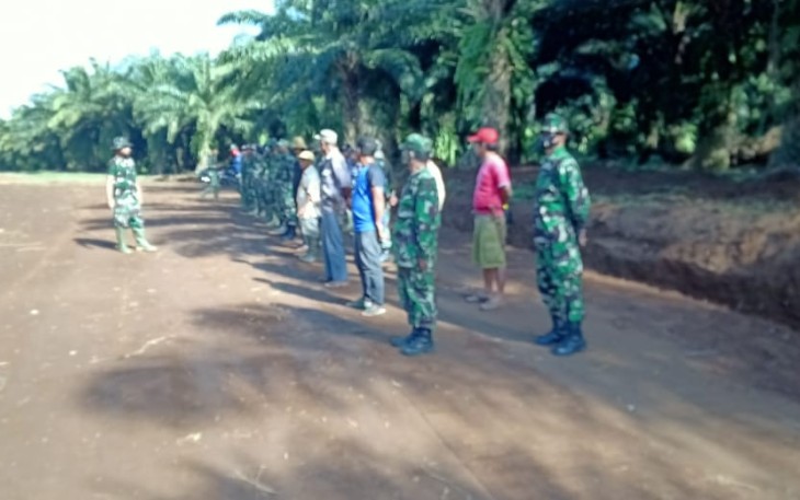 Hari Ke -7 TMMD 108 Tetep Laksanakan Apel Pagi