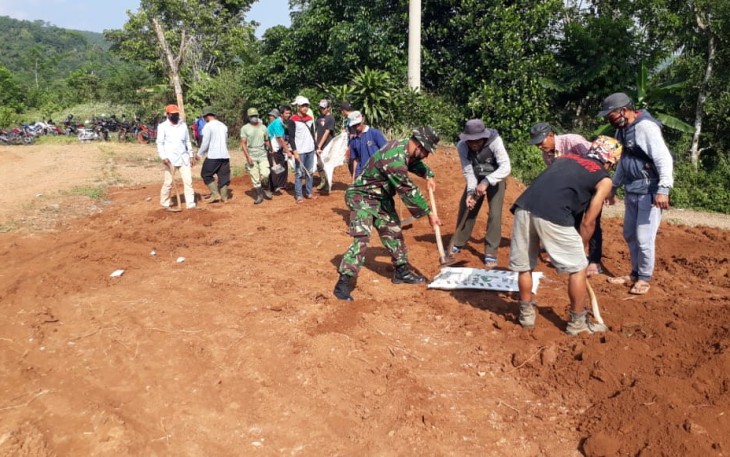 Dandim 0605/Subang : “Tetap Semangat!, Hujan Panas Bukan Halangan“