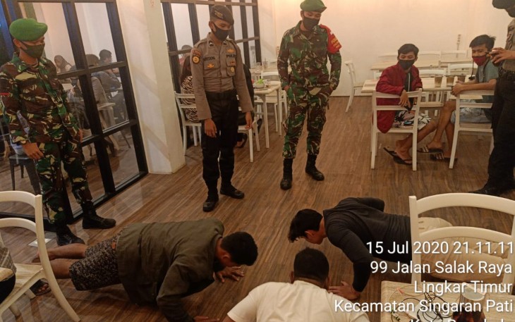 ara Pelanggar Siap-Siap Push-Up Ditempat!
