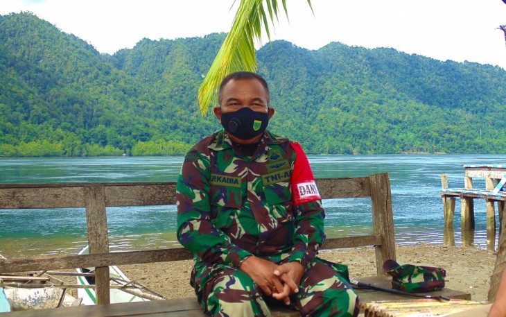 Dandim 1805/Raja Ampat Letkol Inf. Josep Paulus Kaiba.
